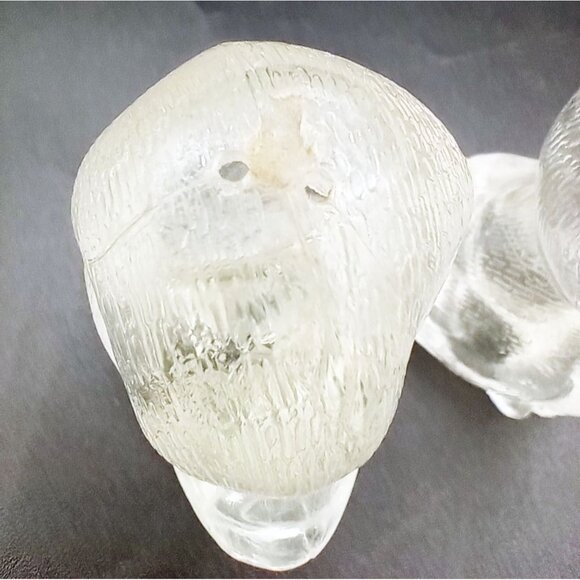 Duckling Salt Pepper Shakers Set Acrylic Vintage Duck 3 Inches Taiwan Kitchen - Picture 5 of 16